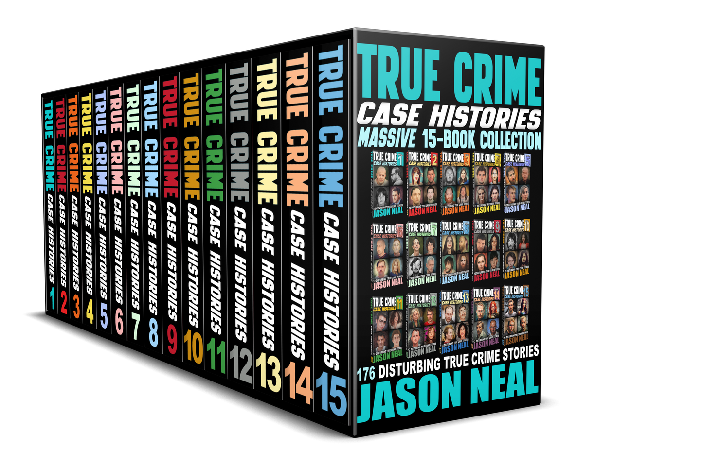 True Crime Case Histories: Massive 15-Book Collection (AUDIOBOOKS)