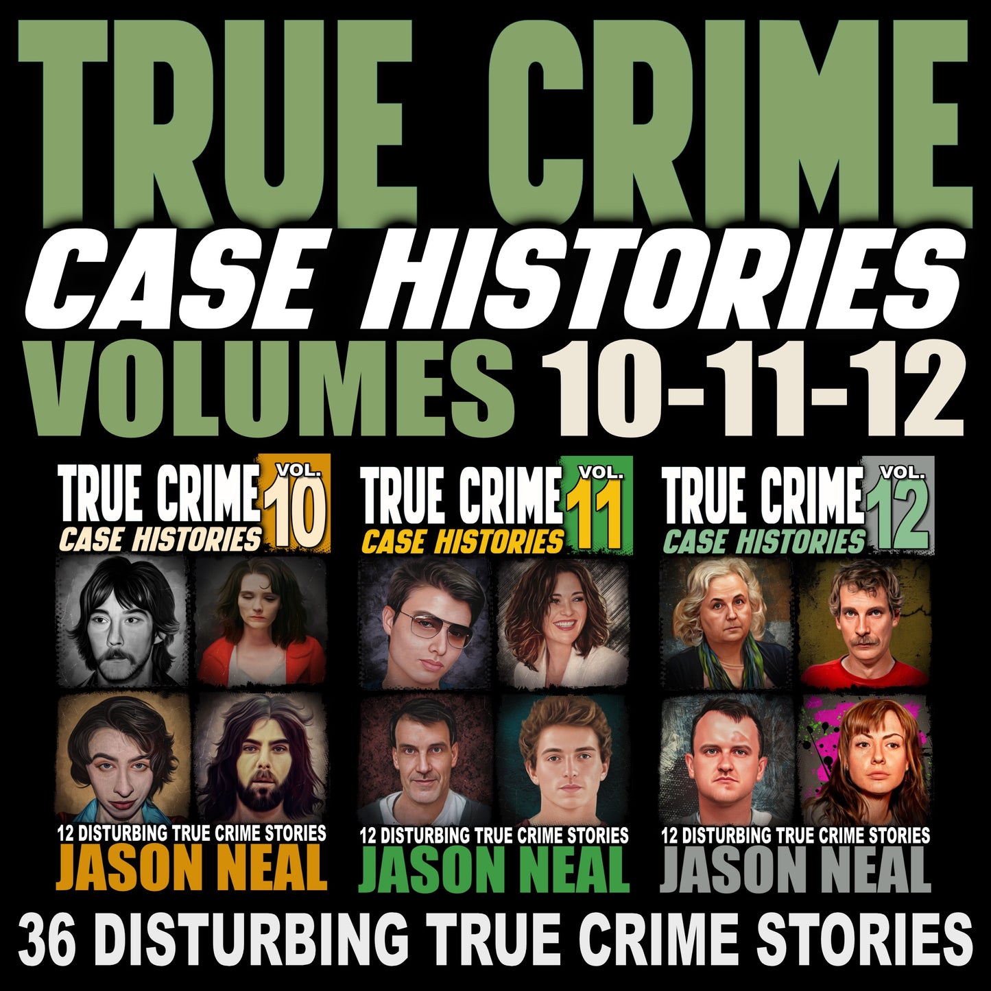 True Crime Case Histories: Massive 15-Book Collection (AUDIOBOOKS)